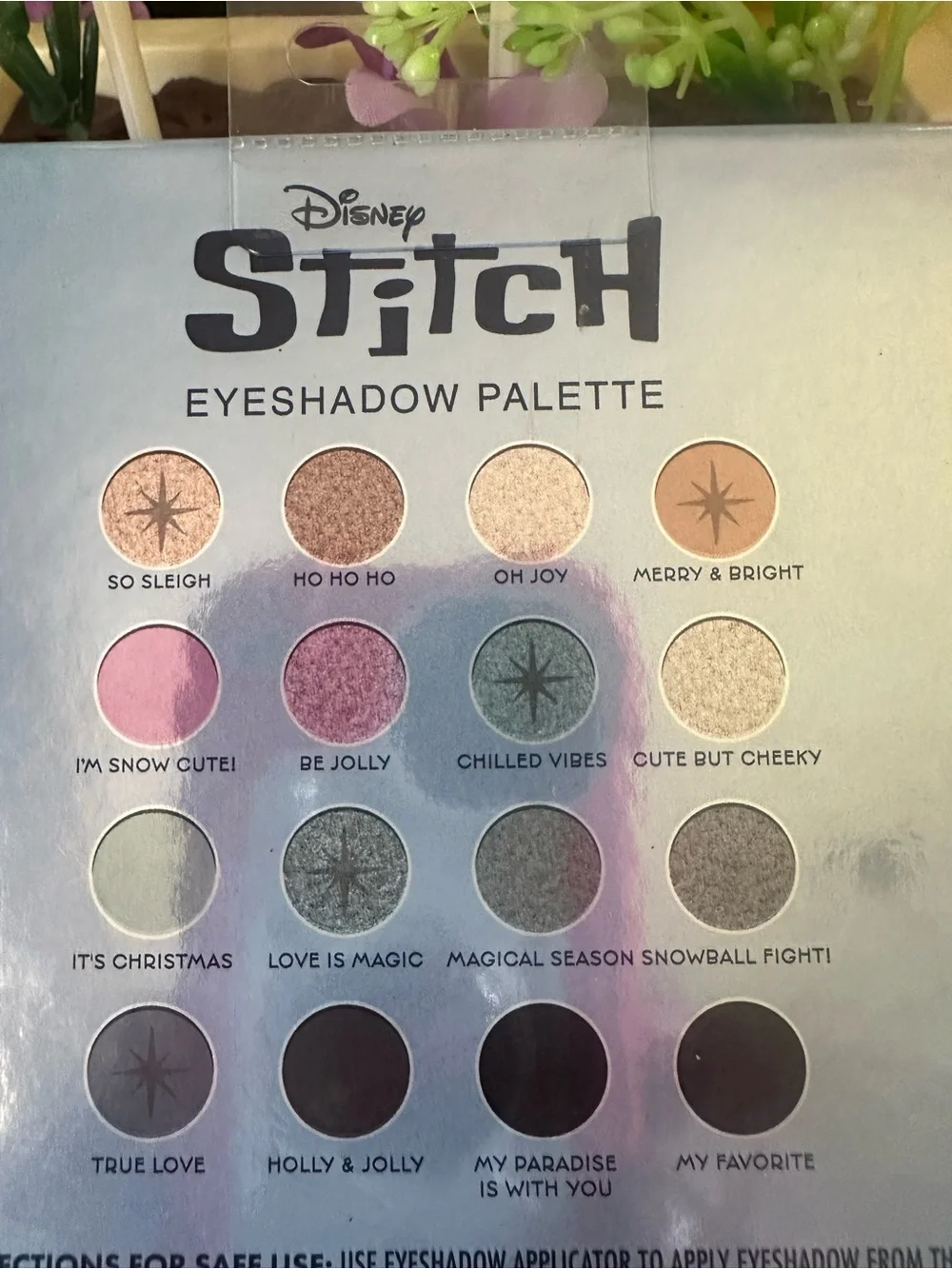 Disney Stitch & Grinch Glitter Eyeshadow Palette Set New
